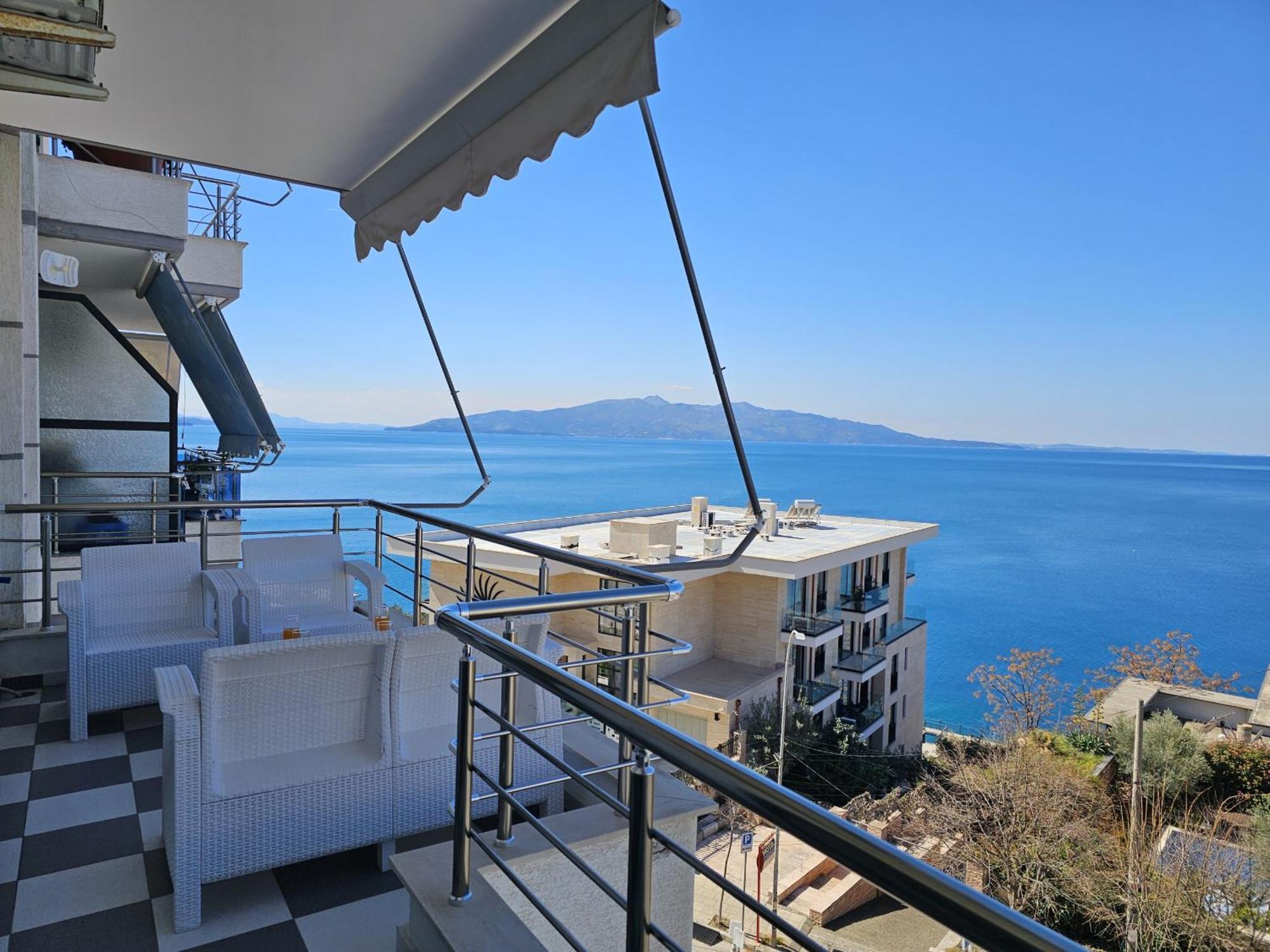 Sunset Tarraces Appartement Sarandë Buitenkant foto