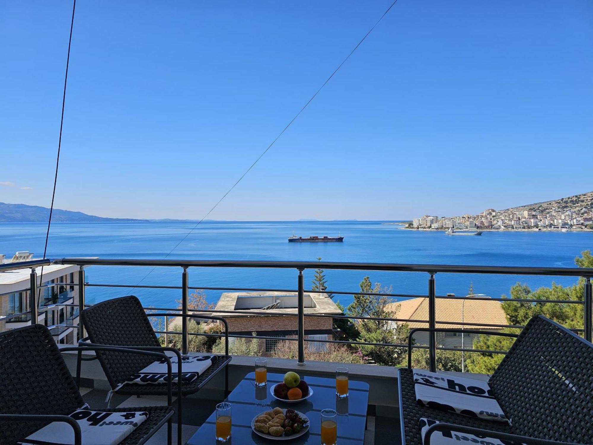 Sunset Tarraces Appartement Sarandë Buitenkant foto