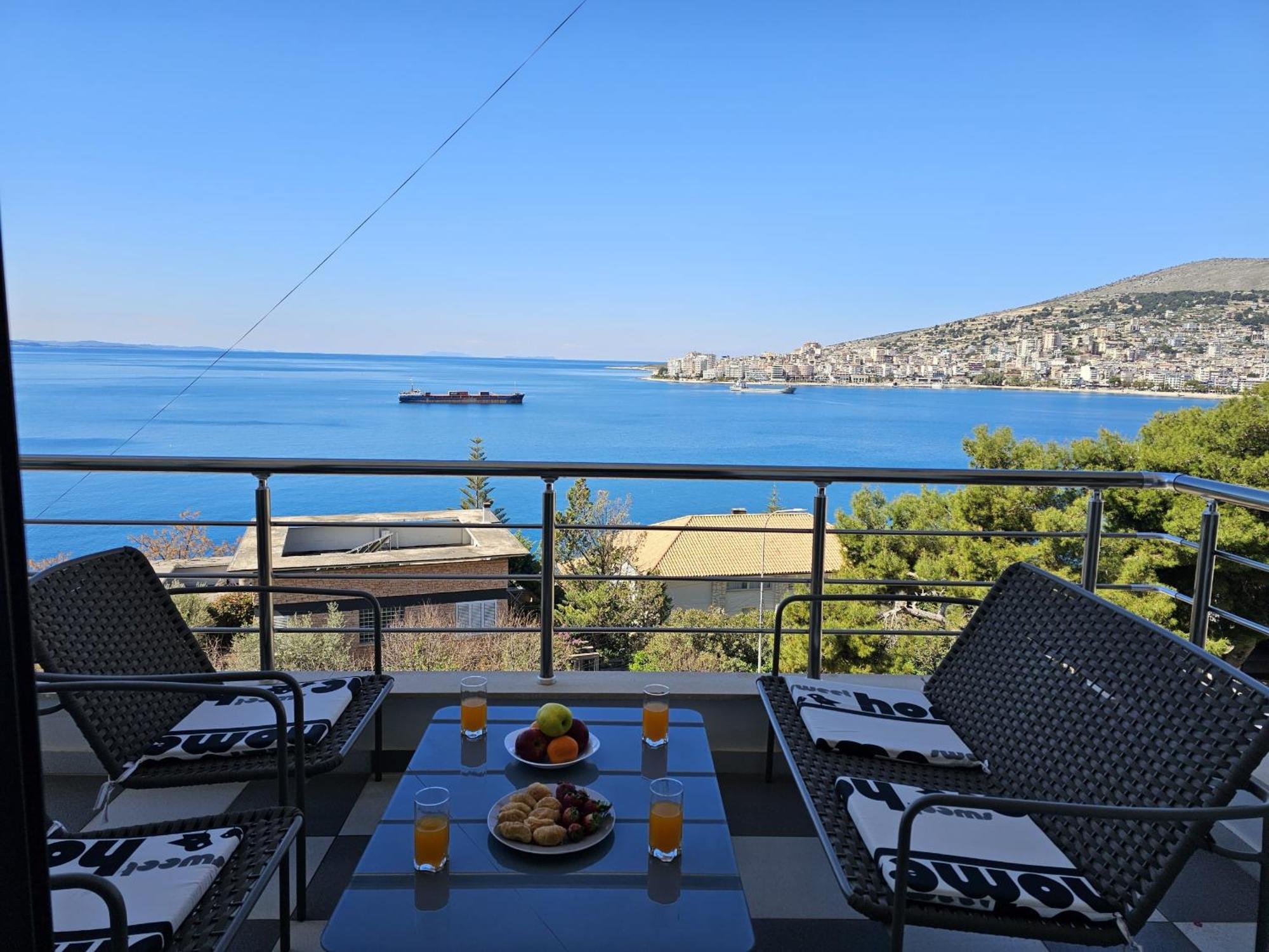 Sunset Tarraces Appartement Sarandë Buitenkant foto