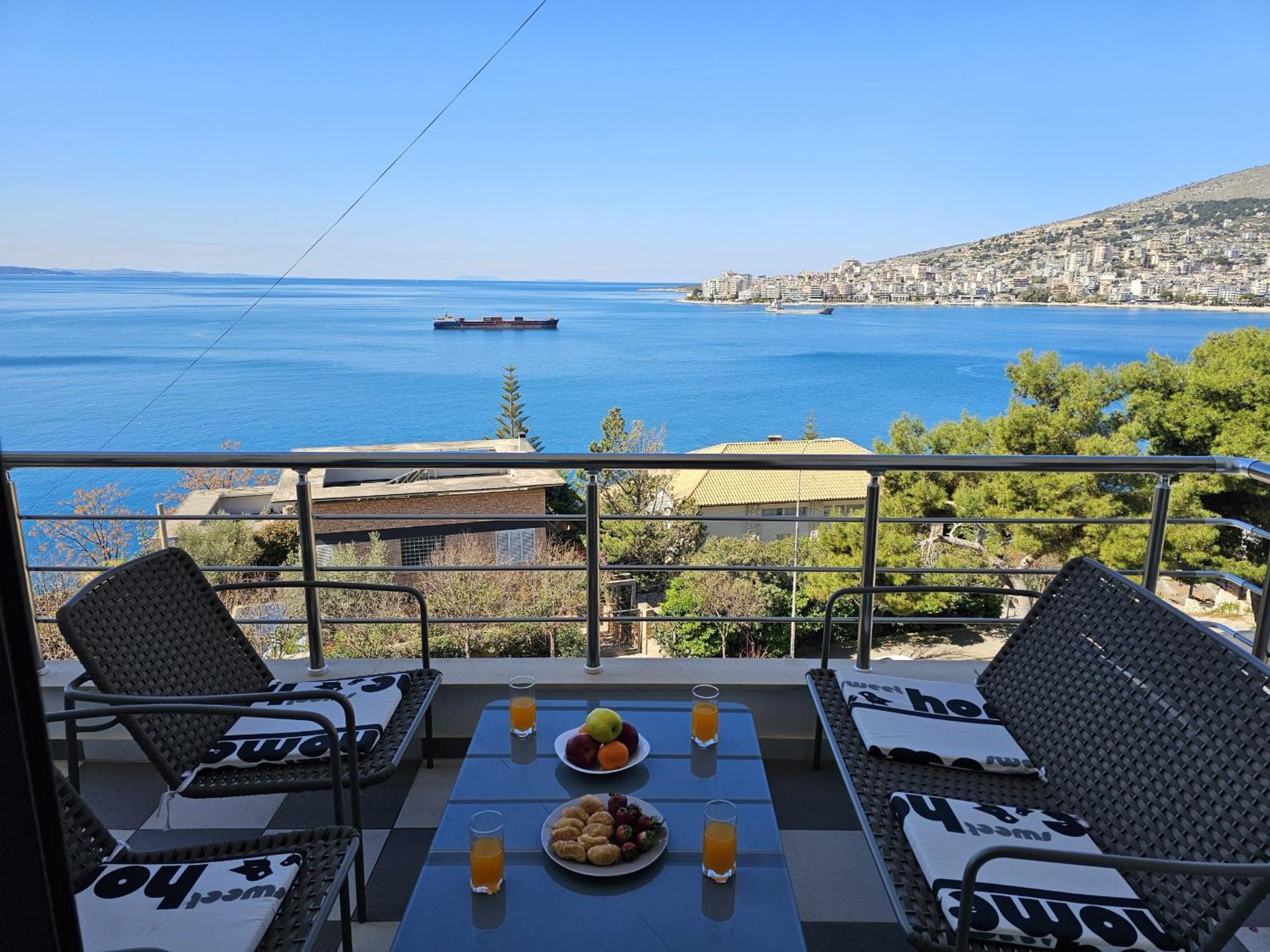 Sunset Tarraces Appartement Sarandë Buitenkant foto