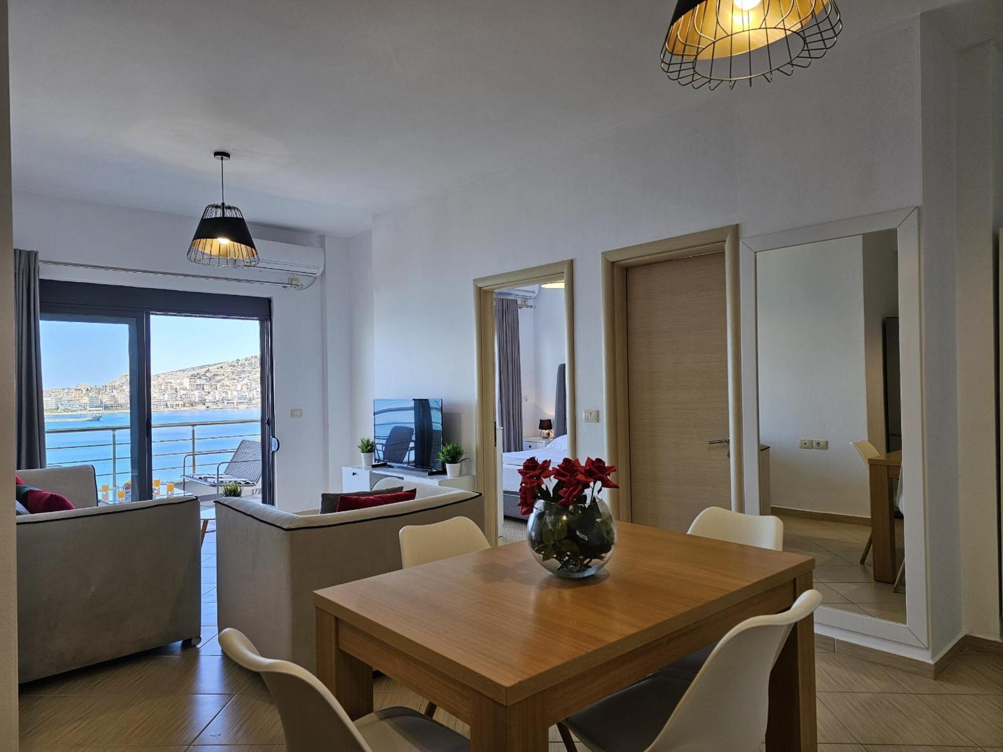 Sunset Tarraces Appartement Sarandë Buitenkant foto
