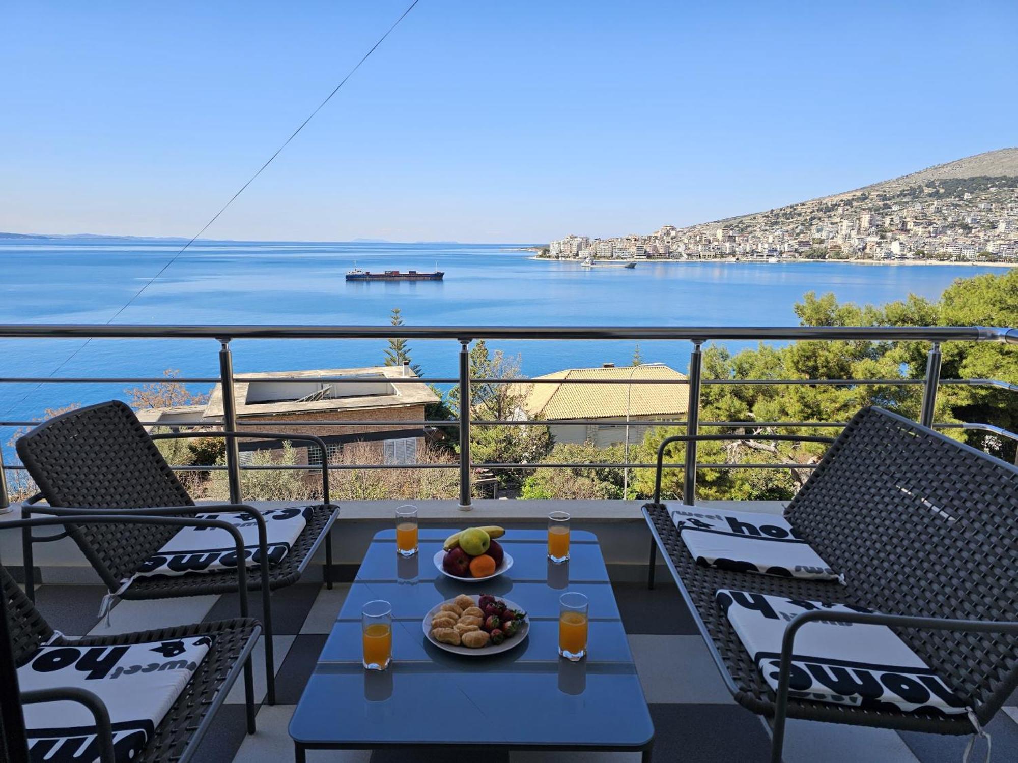Sunset Tarraces Appartement Sarandë Buitenkant foto