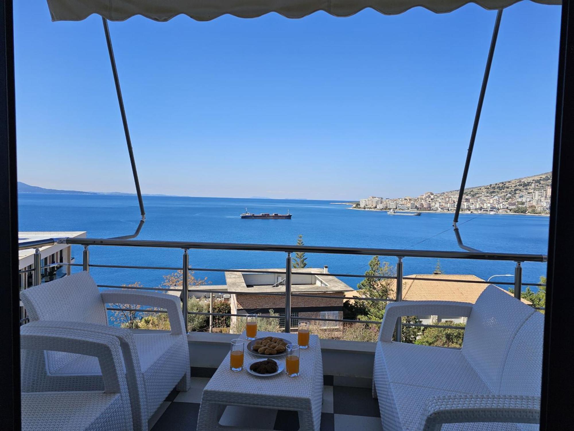 Sunset Tarraces Appartement Sarandë Buitenkant foto