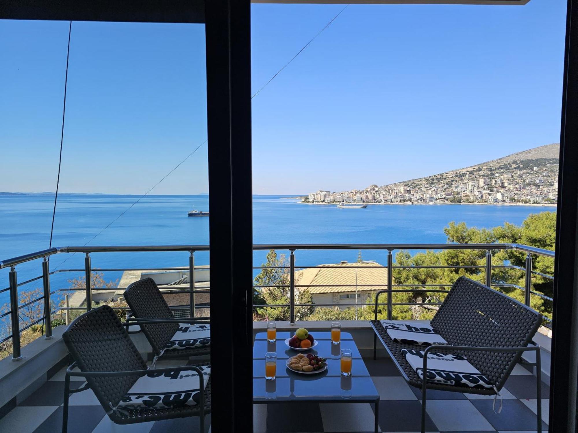 Sunset Tarraces Appartement Sarandë Buitenkant foto