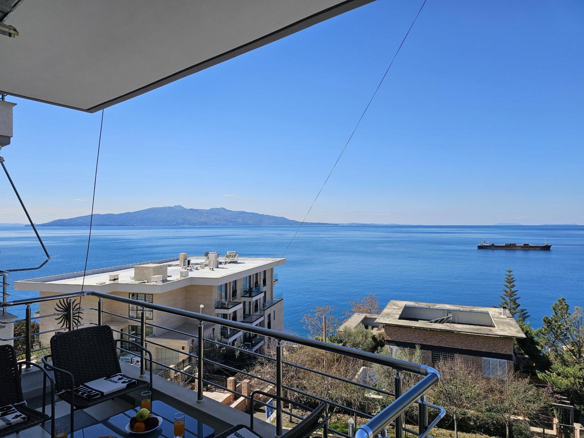 Sunset Tarraces Appartement Sarandë Buitenkant foto