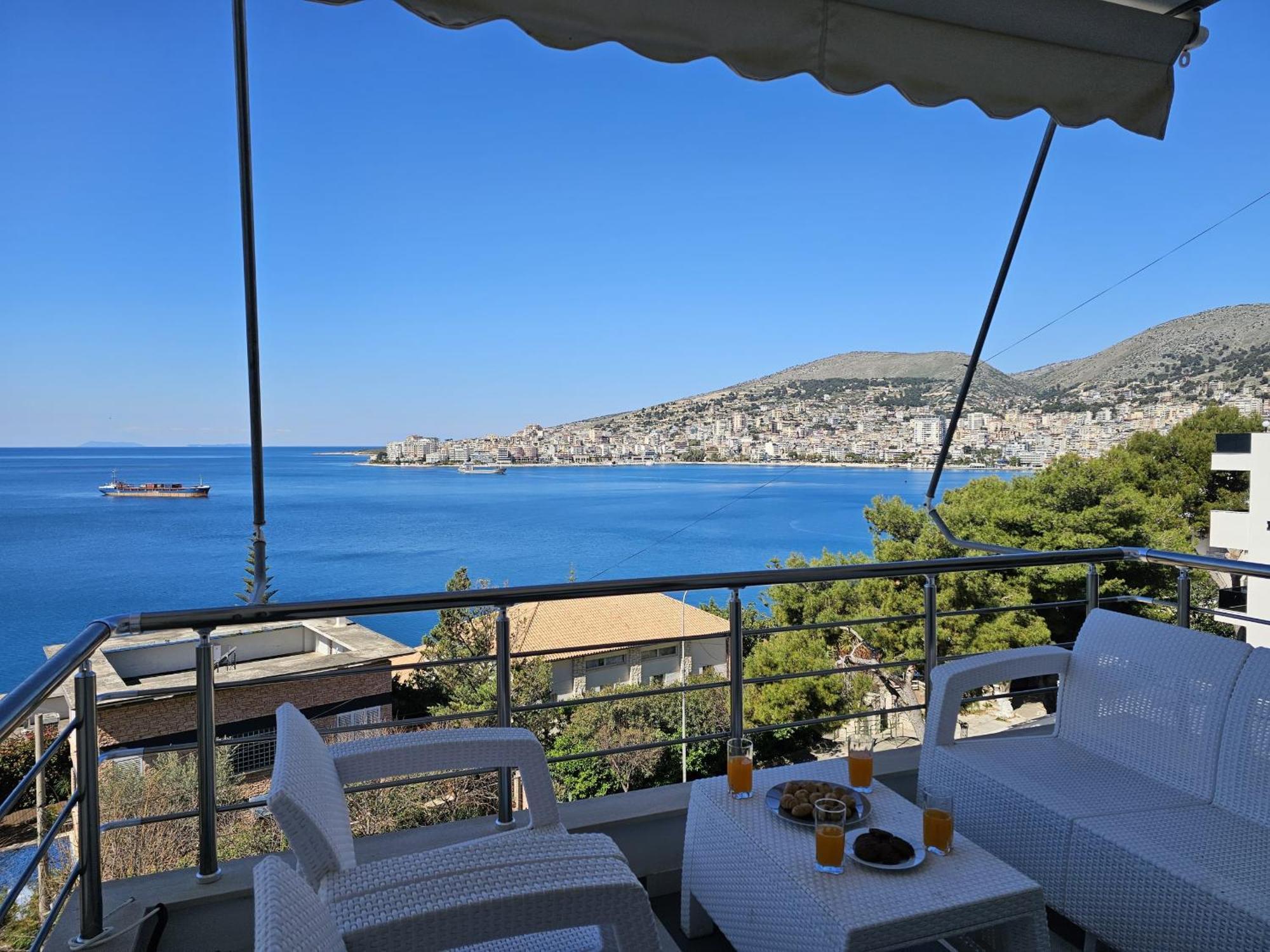 Sunset Tarraces Appartement Sarandë Buitenkant foto