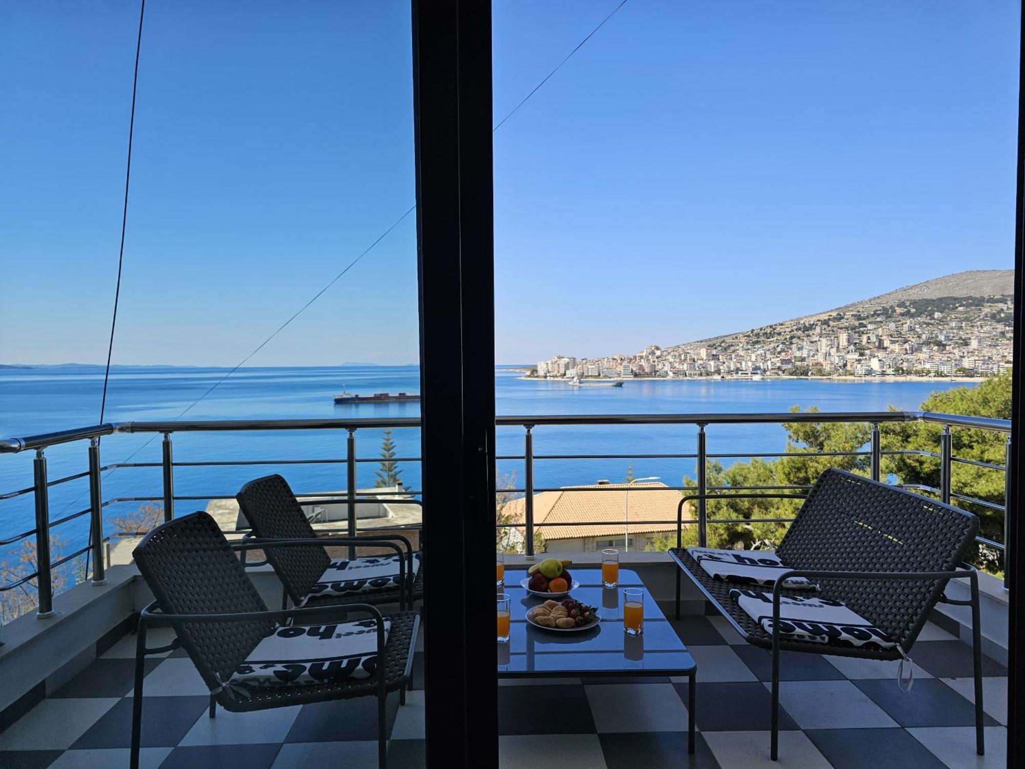 Sunset Tarraces Appartement Sarandë Buitenkant foto