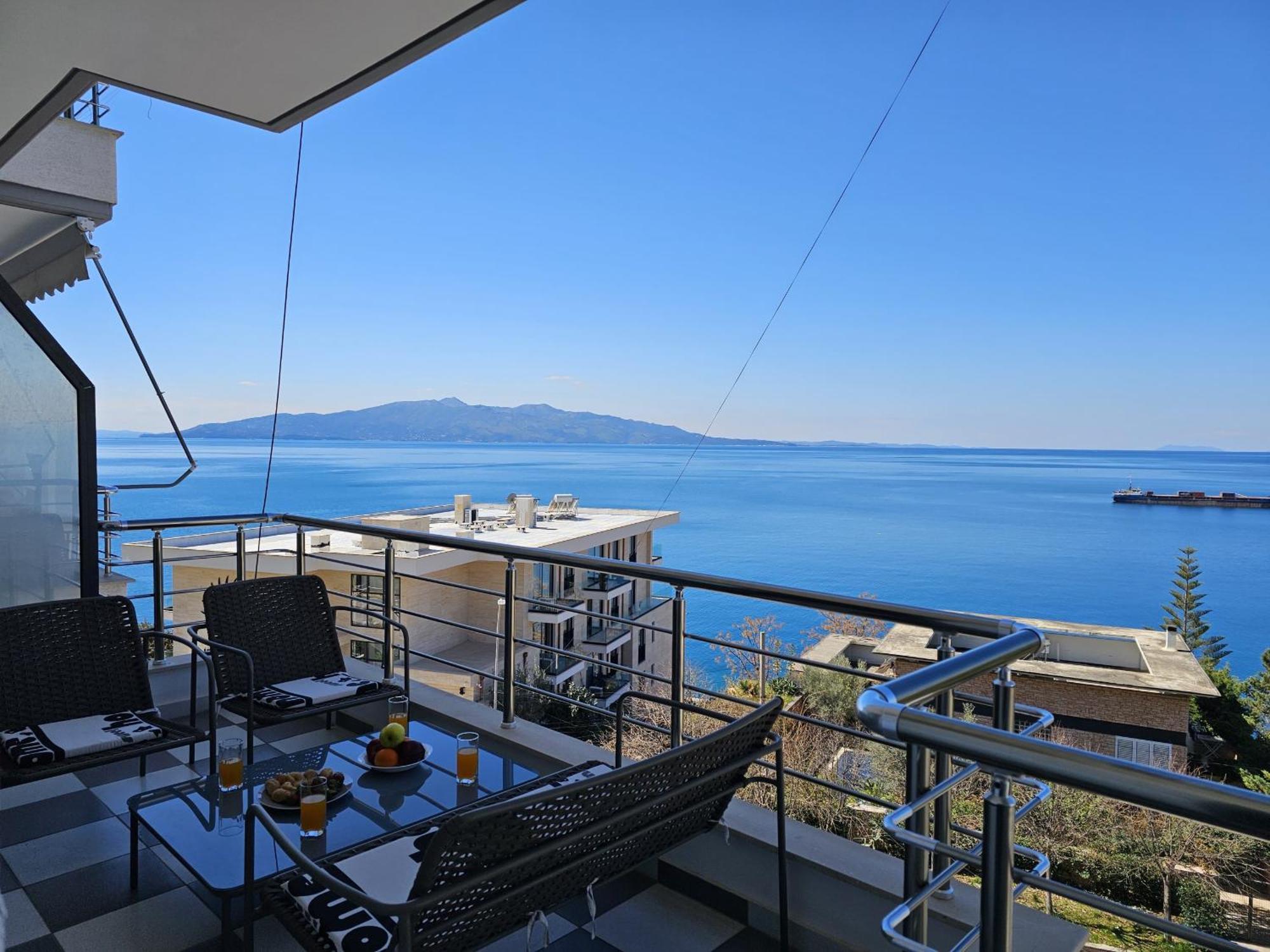 Sunset Tarraces Appartement Sarandë Buitenkant foto