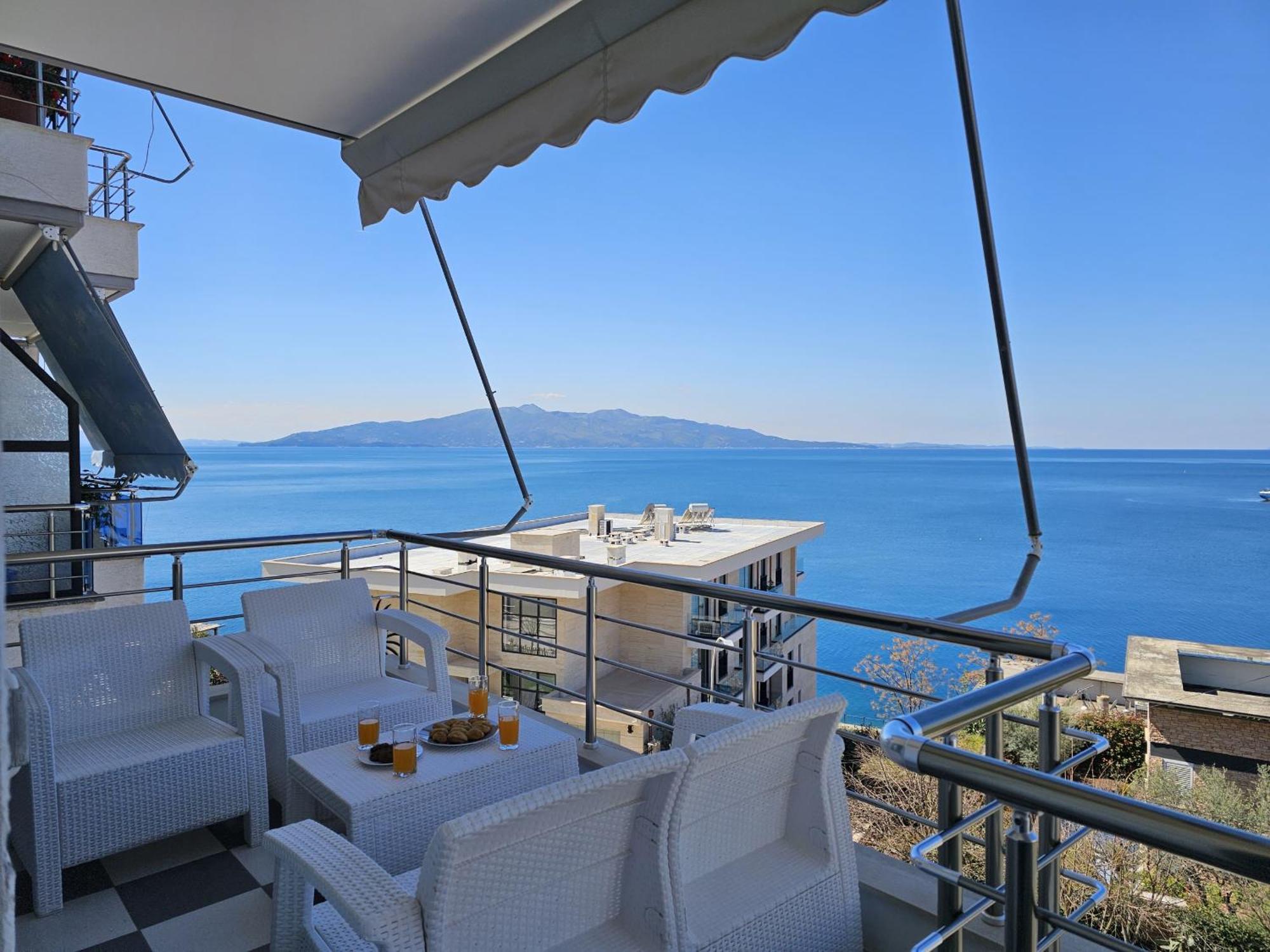 Sunset Tarraces Appartement Sarandë Buitenkant foto