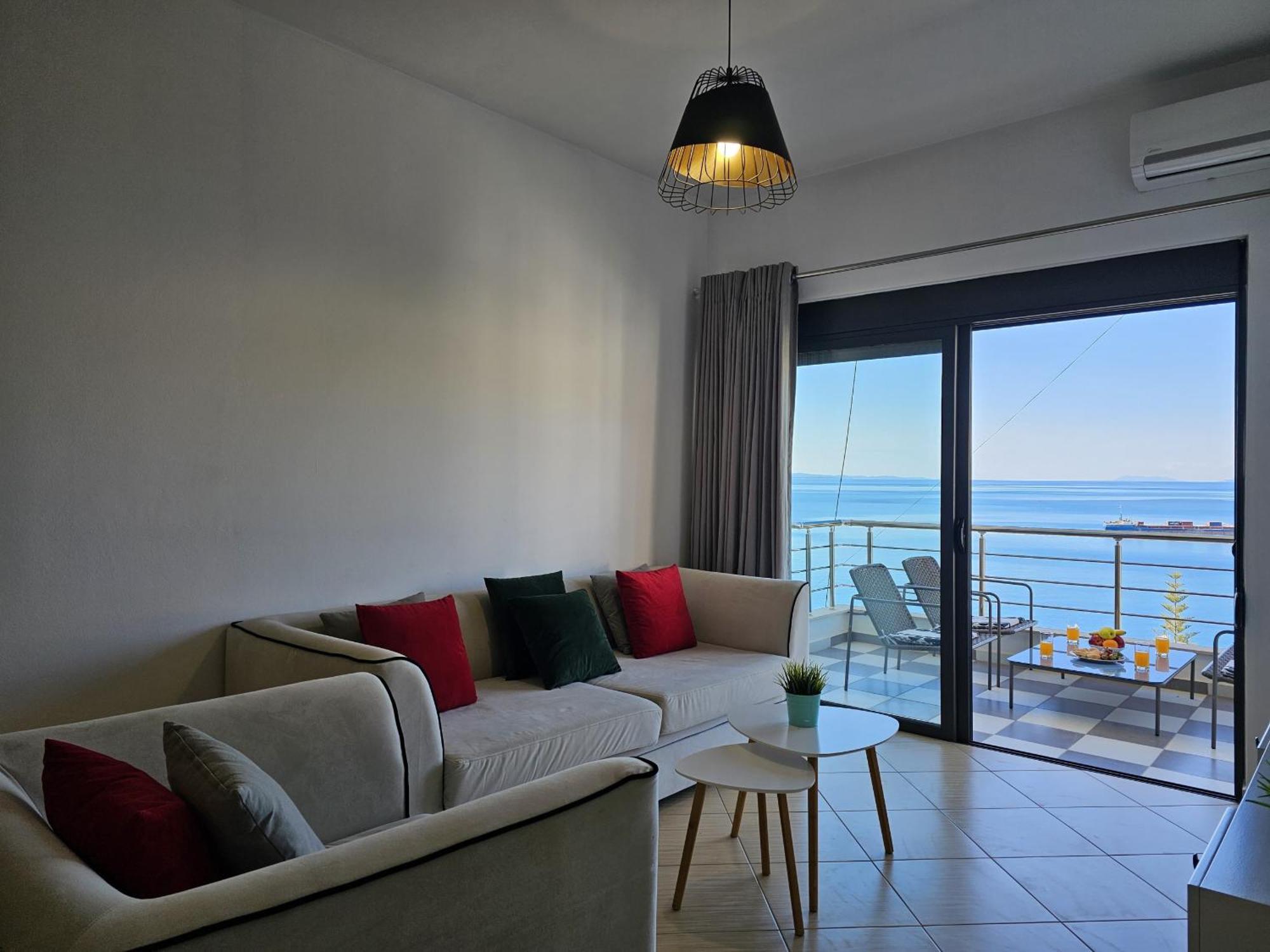 Sunset Tarraces Appartement Sarandë Buitenkant foto